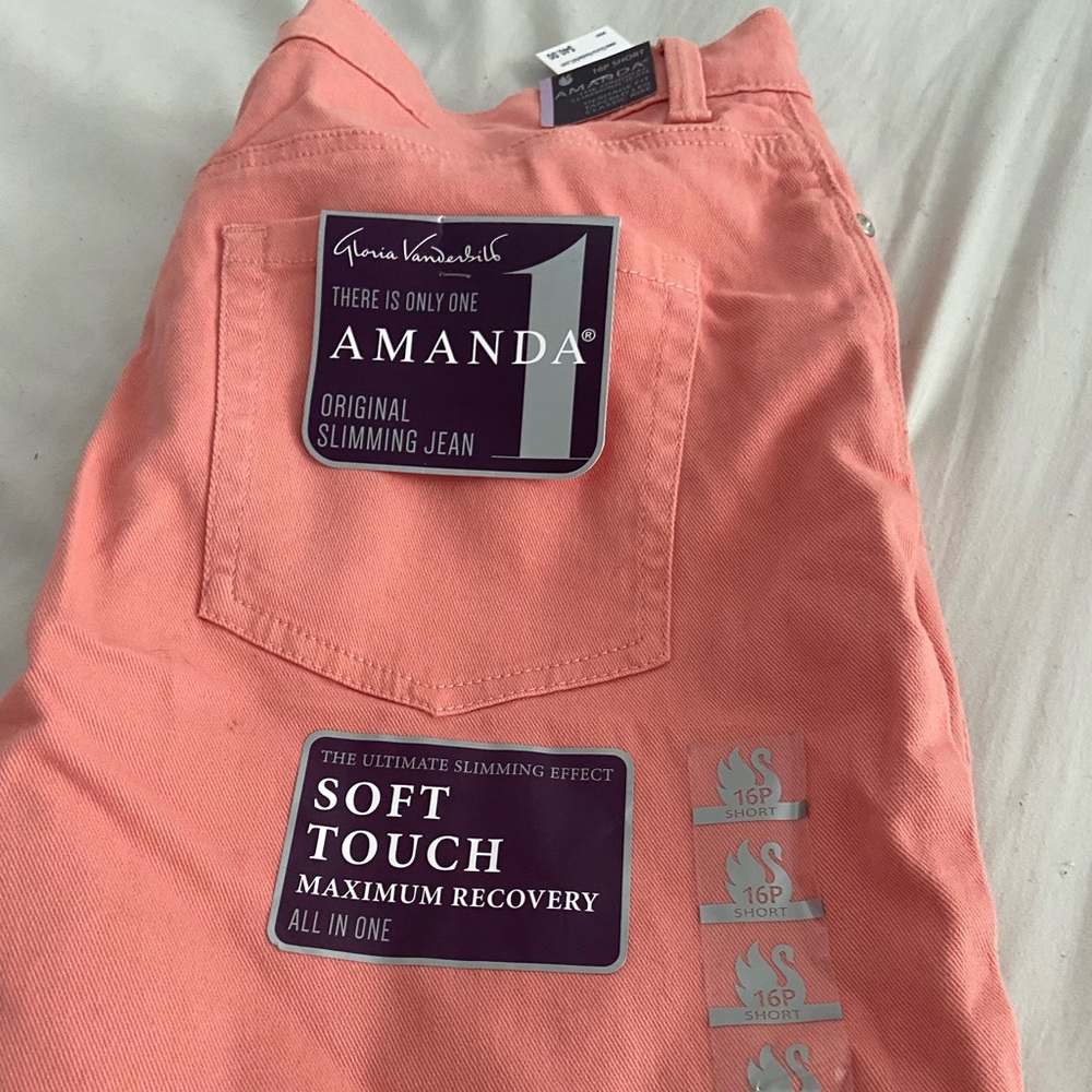 Salmon jeans! 16W